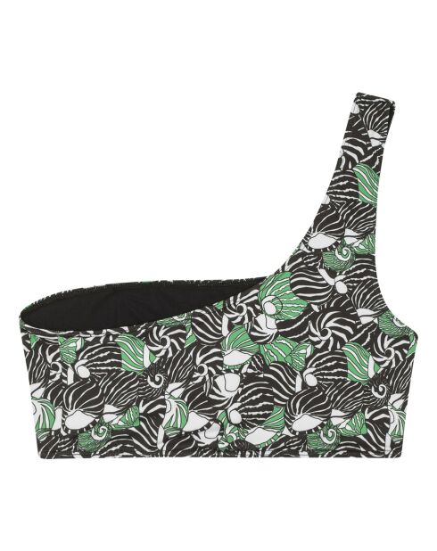 Haut de Maillot Lino Coquillages Matières Recyclées vert prairie
