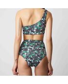 Haut de Maillot Lino Coquillages Matières Recyclées vert prairie