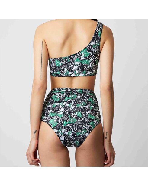Haut de Maillot Lino Coquillages Matières Recyclées vert prairie