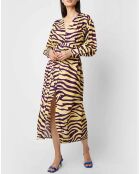 Robe Julian Zebra jaune