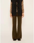 Pantalon Shilloh Laine et Mohair vert kaki
