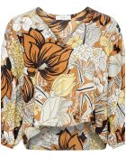 Blouse Single Soie caramel