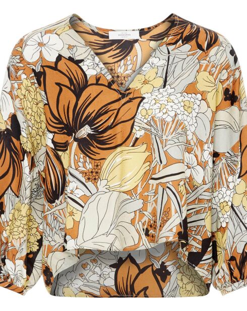 Blouse Single Soie caramel