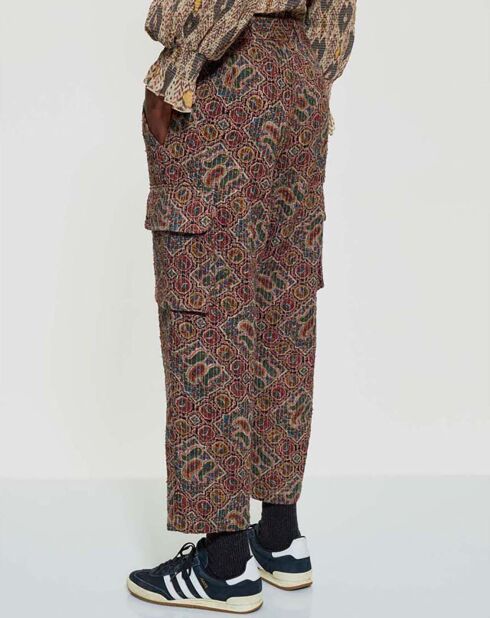 Pantalon Matelassé Zina rouille