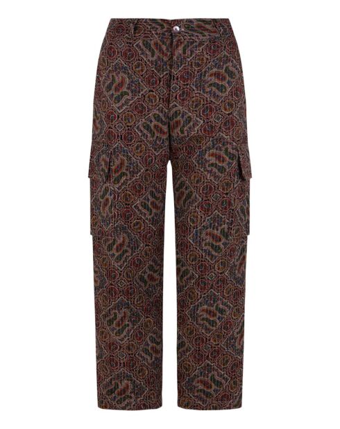 Pantalon Matelassé Zina rouille