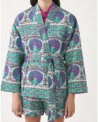 Veste Tala Voile de Coton aqua