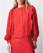 Blouse Dustin Cloud rouge