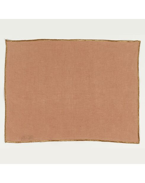 2 Sets de table 100% Lin lavé liv - 35x45 cm