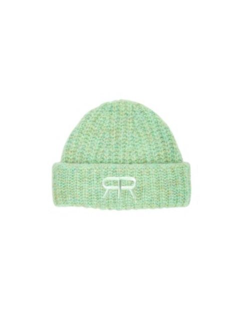 Bonnet Pole Position Laine et Mohair vert