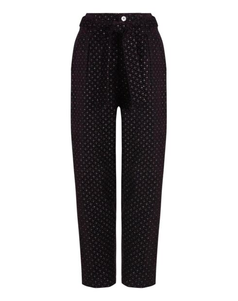 Schwarze Samthose Talido