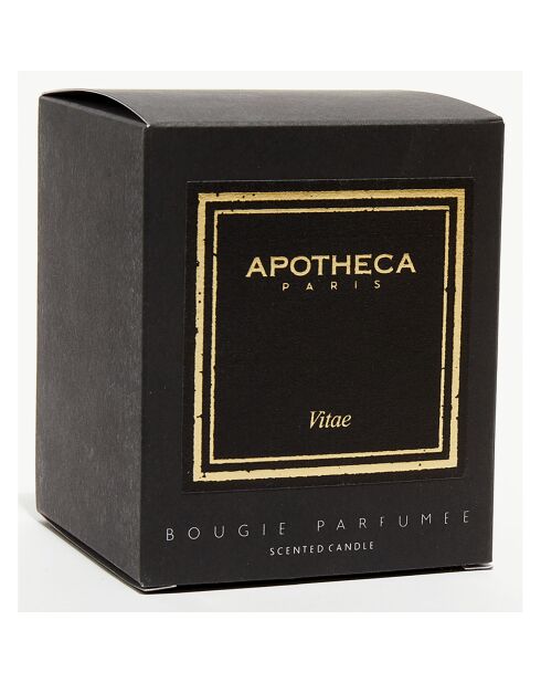 Bougie parfumée Collection Premium métal brillant Vitae - 1 méche 80h