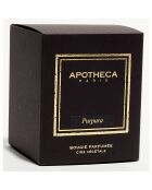 Bougie parfumée Collection Premium métal brillant Purpura - 1 méche 80h