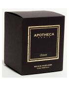 Bougie parfumée Collection Premium métal brillant Orient - 1 méche 80h