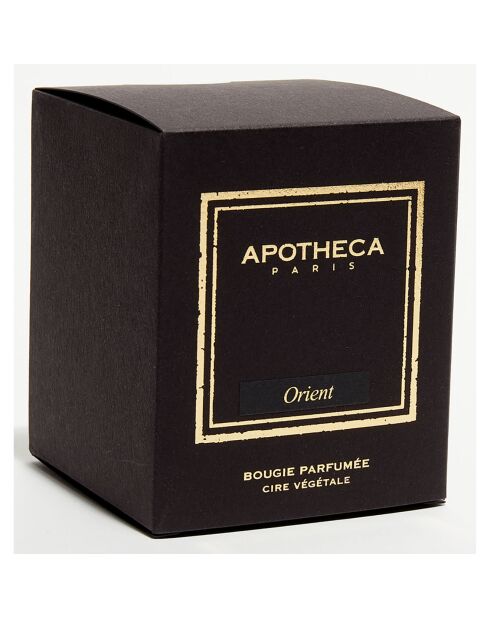 Bougie parfumée Collection Premium métal brillant Orient - 1 méche 80h