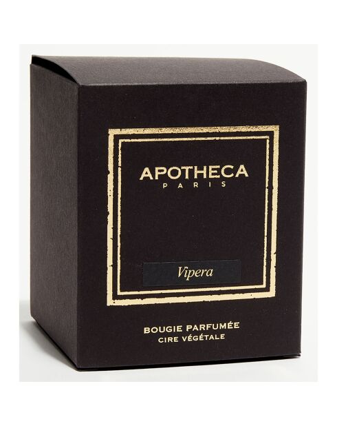 Bougie parfumée Collection Premium métal brillant Vipera - 1 méche 80h