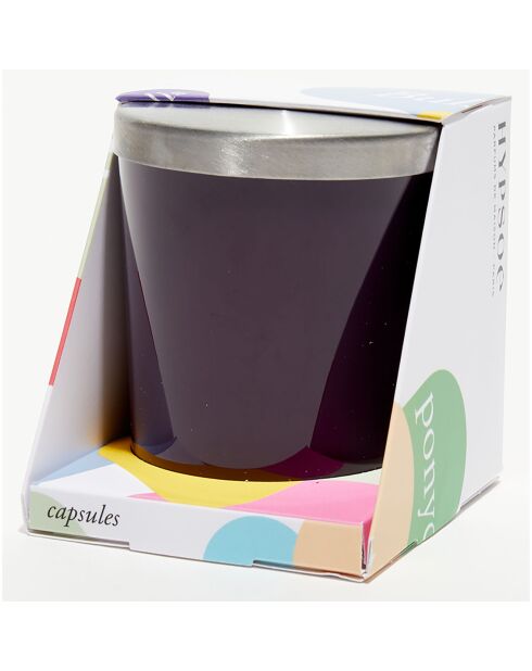 Bougie parfumée laquée Fleurs Blanches - 1 mèche 50h