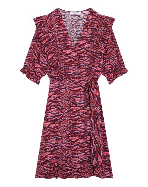 Roze linnen jurk Sunny Landscape