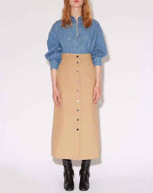 Chemise Bijou Lucciana bleue