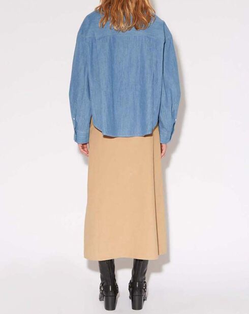 Chemise Bijou Lucciana bleue