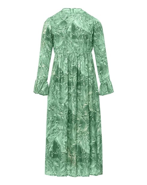 Groene jurk van Uma van zijdemix