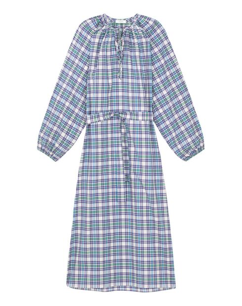 Robe Sasha Western bleue