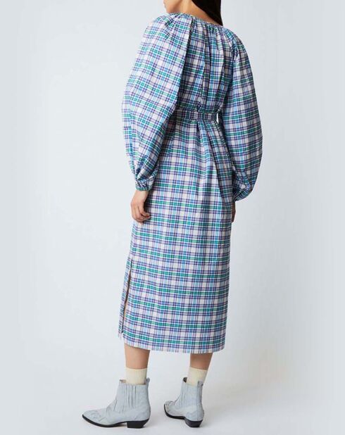 Robe Sasha Western bleue