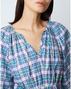 Robe Sasha Western bleue