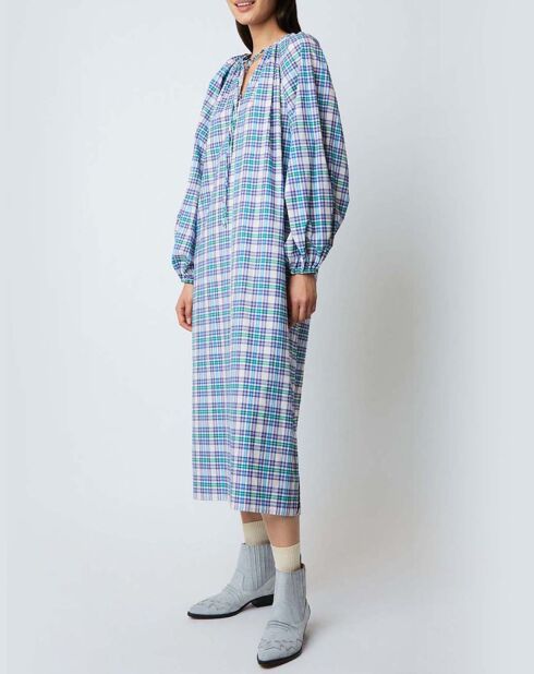 Robe Sasha Western bleue