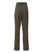 Pantaloni Taylor Marcello in lana verde scuro