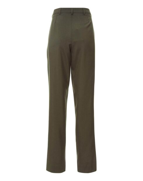 Pantalon Taylor Marcello Laine vert foncé