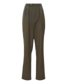 Pantaloni Taylor Marcello in lana verde scuro