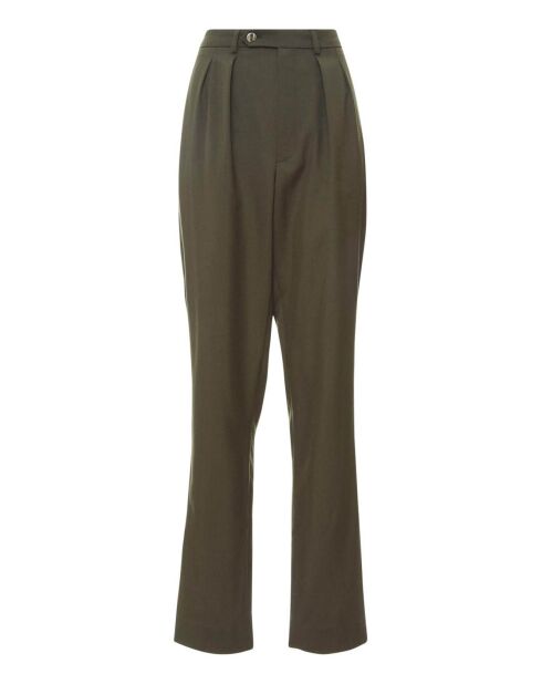 Pantalon Taylor Marcello Laine vert foncé