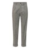 Pantalon Prosper Check Laine Mélangée noir