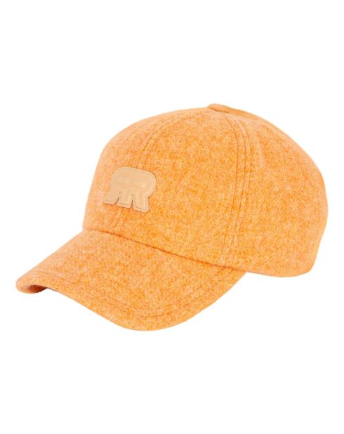Casquette 100% Laine Ball Get Back orange