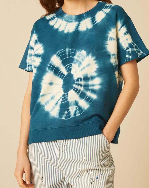 Sweat Soli Tie and Dye Coton Bio bleu