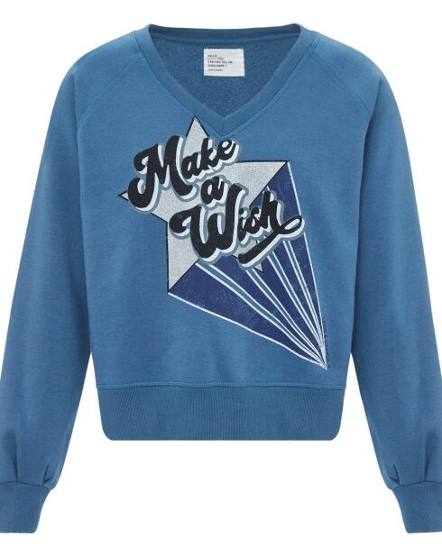Shiva Wish blaues Sweatshirt