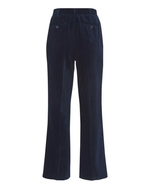 Schwarze Hose Papou Pop Velours aus Bio-Baumwolle