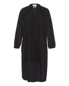 Rizhom Schwarzes Kleid aus Bio-Baumwolle