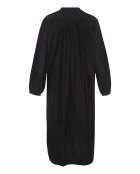 Rizhom Schwarzes Kleid aus Bio-Baumwolle