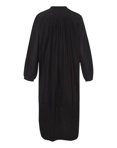 Rizhom Schwarzes Kleid aus Bio-Baumwolle