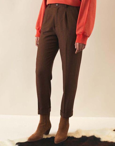 Pantalon Prosper marron