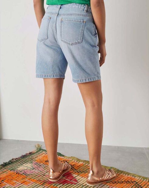 Short Quatty Denim bleu clair