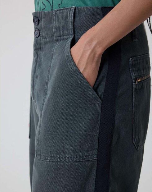 Pantalon Pistil Coton Recyclé vert forêt