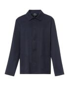 Veste 100% Laine Kerlouan Logo bleu marine