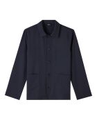 Veste 100% Laine Kerlouan Logo bleu marine