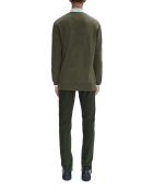 Cardigan en Laine mélangée Theo vert kaki