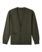 Cardigan en Laine mélangée Theo vert kaki