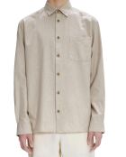 Chemise Malo Logo beige