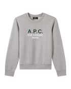 Sweat APC Madame H gris chiné