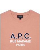 T-shirt APC Madame H rose